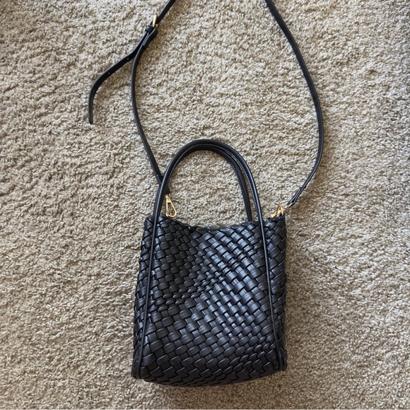Anthropologie Hollace Tote Woven mini Handbag - Picture 2 of 3